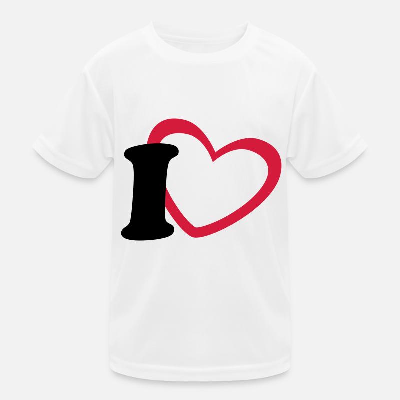 i love Kinder Funktions-T-Shirt