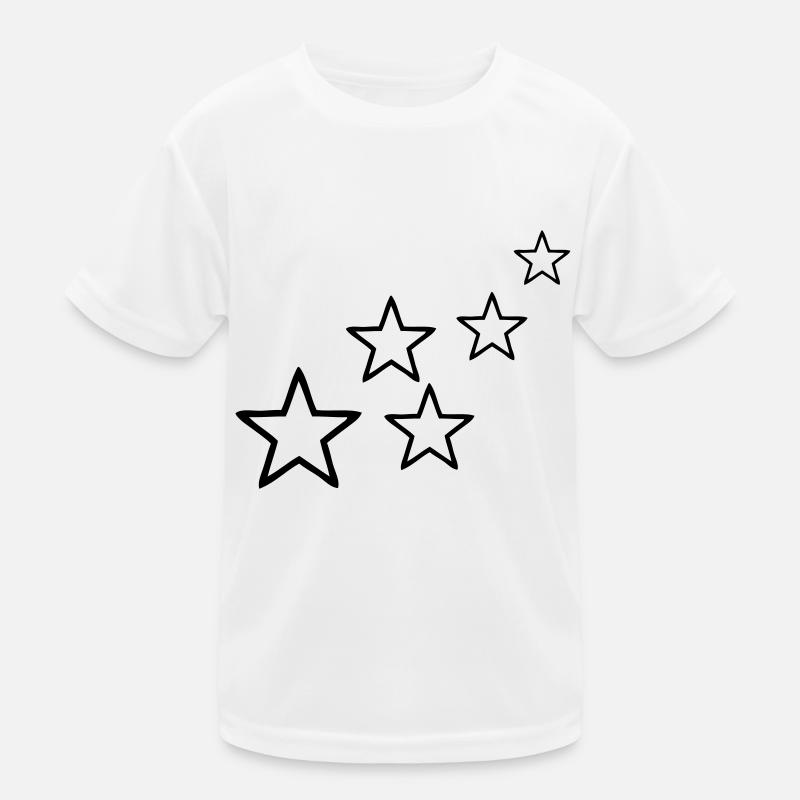 falling stars Kids Functional T-Shirt