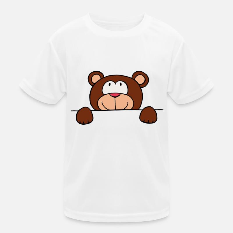 Teddy - Kids Functional T-Shirt - white