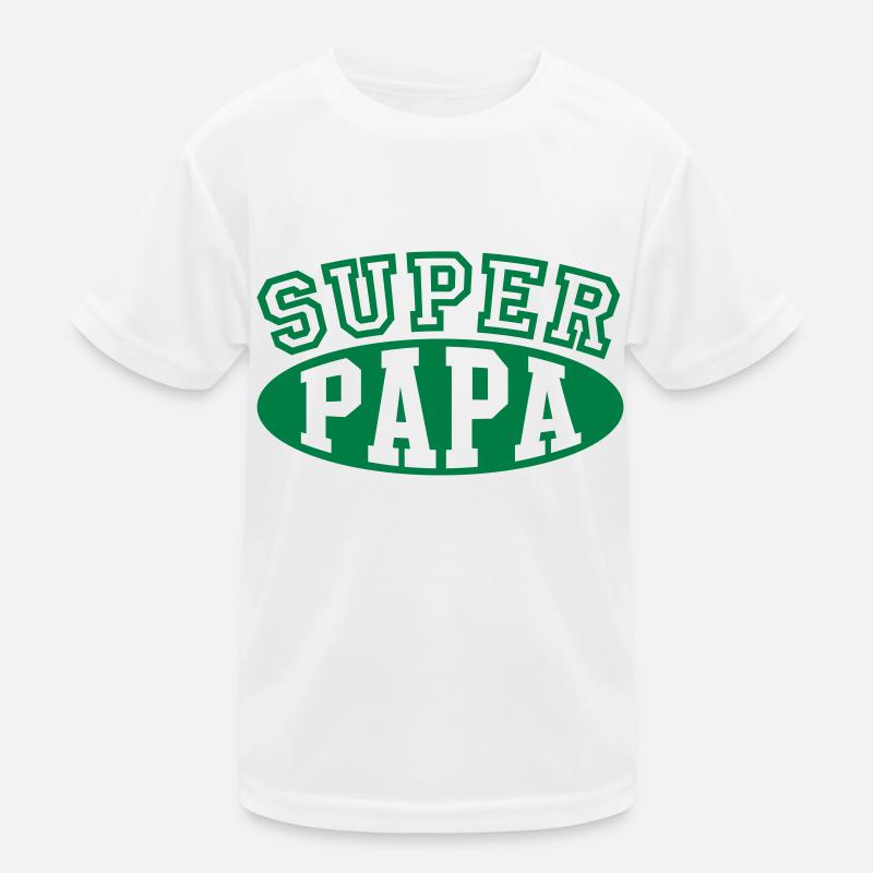 Super Papa Kinder Funktions-T-Shirt