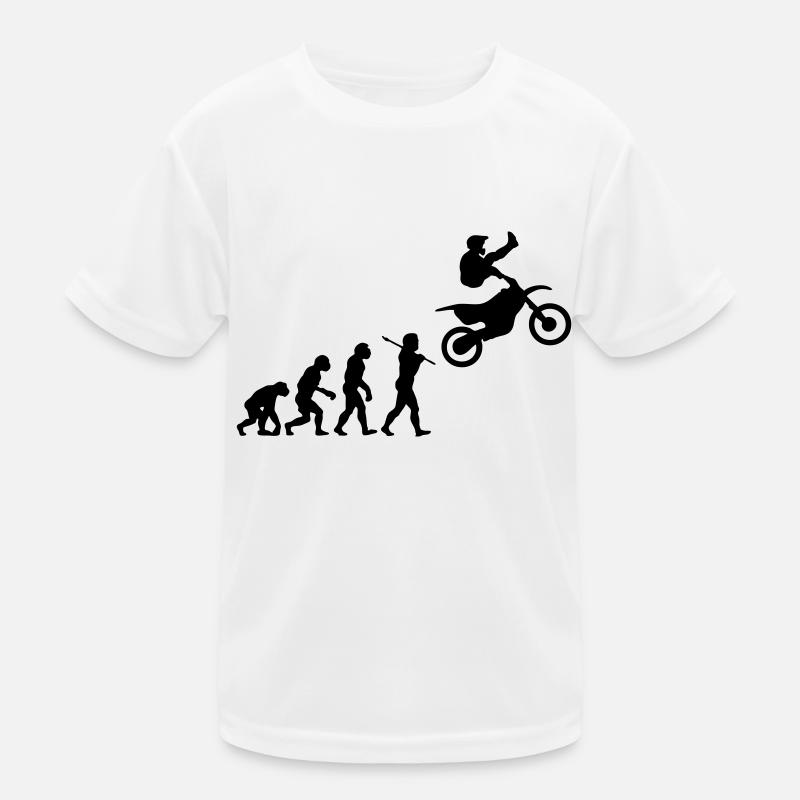 MX Freestyle Motocross Evolution Kinder Funktions-T-Shirt