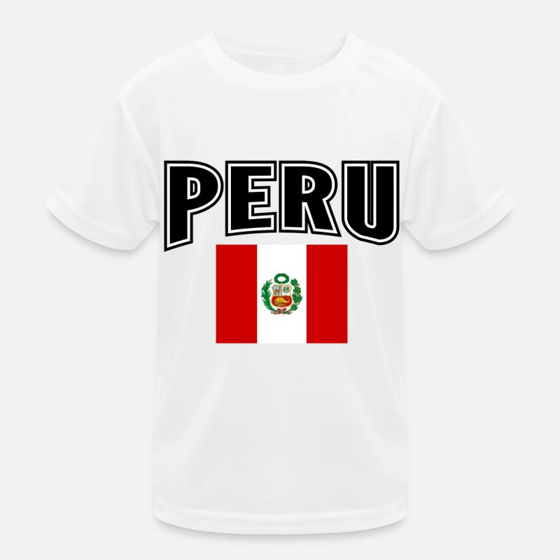 Peru Kinder Funktions-T-Shirt