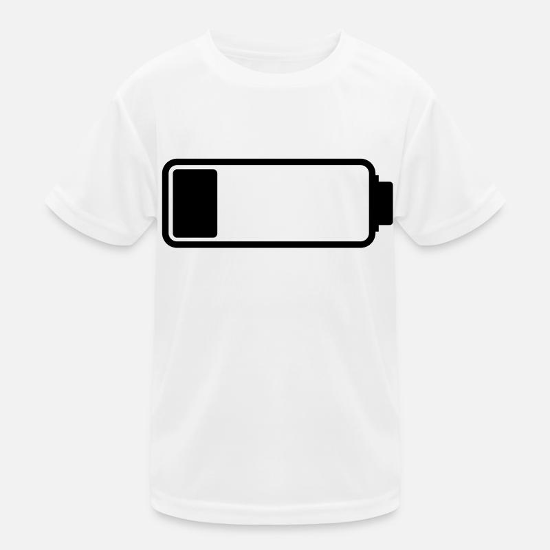 battery_empty__f1 Kids Functional T-Shirt