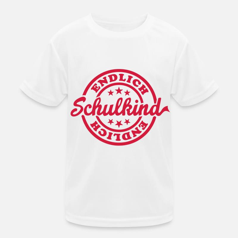 Enfin écolier (timbre) T-shirt sport Enfant