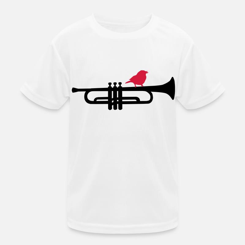 trumpet Kinder Funktions-T-Shirt