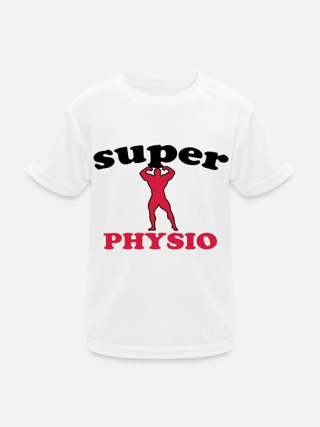 Super physio - T-shirt sport Enfant - blanc - Devant