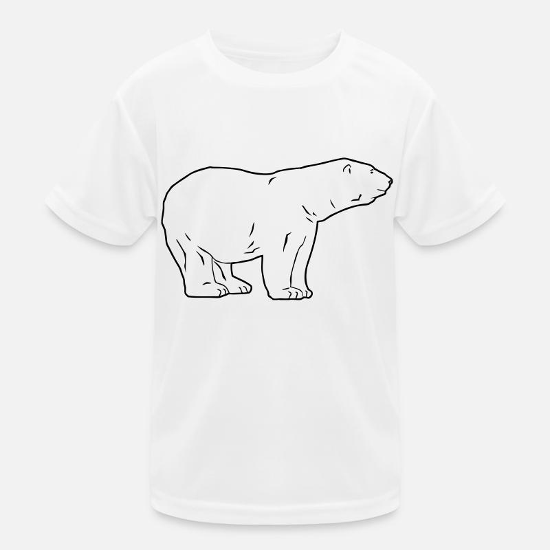 Polar Bear - Eisbär Kinder Funktions-T-Shirt