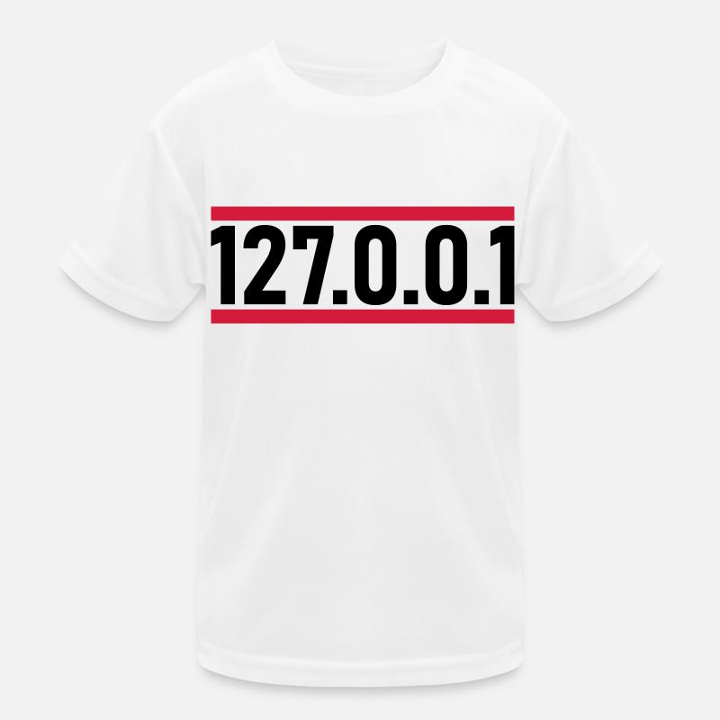 127 0 0 Kinder Funktions-T-Shirt