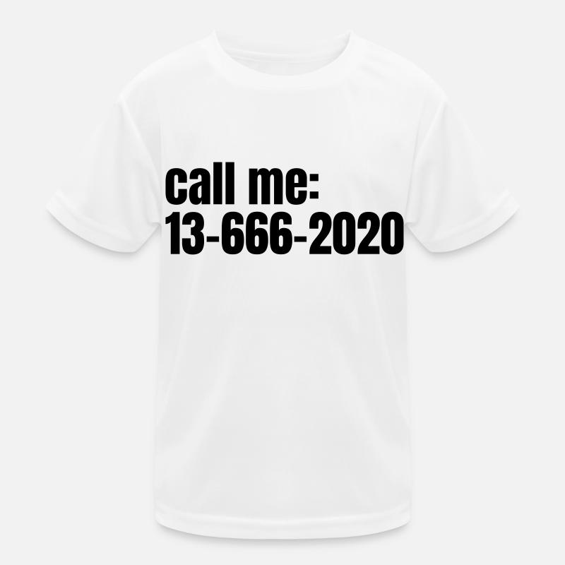 call me 13 666 2020 Kinder Funktions-T-Shirt