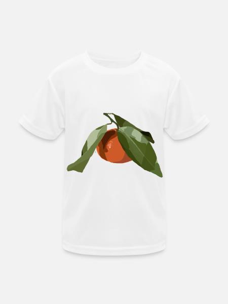 clementine - Kids Functional T-Shirt - white
