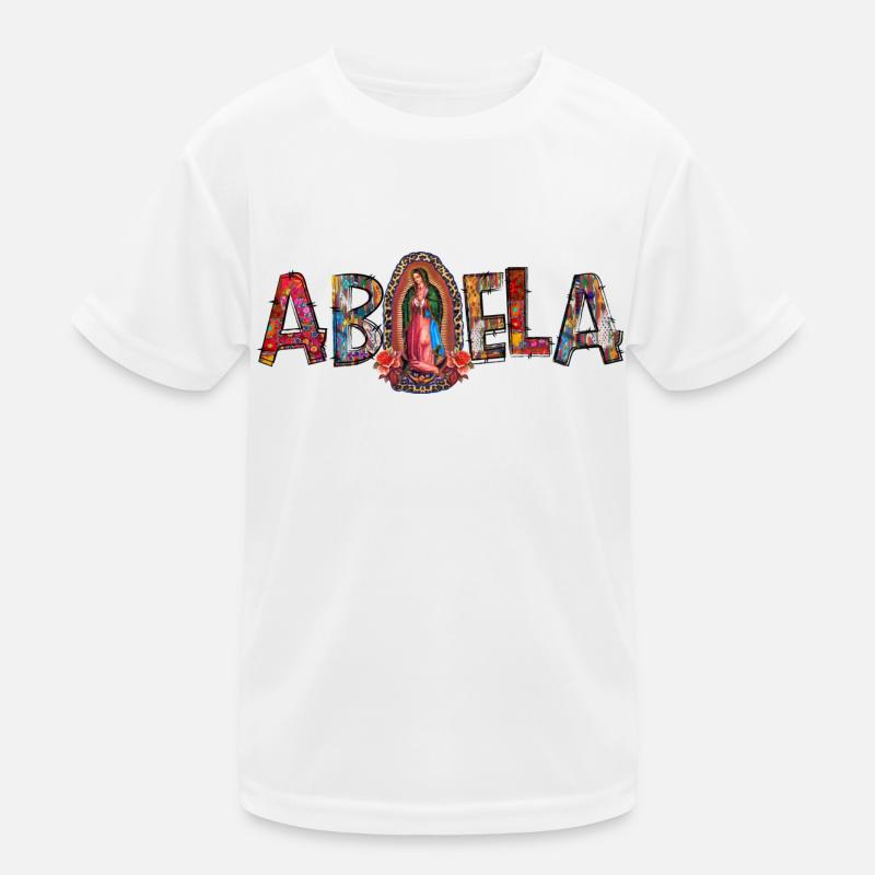 Abuela Our Lady Kids Functional T-Shirt