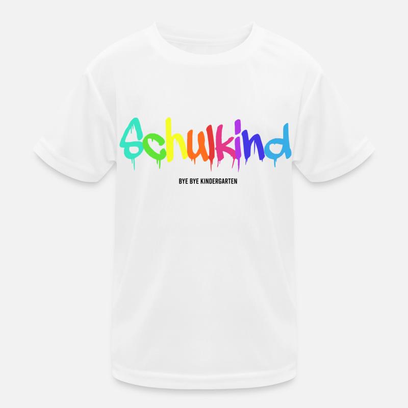 Schulkind Kinder Funktions-T-Shirt