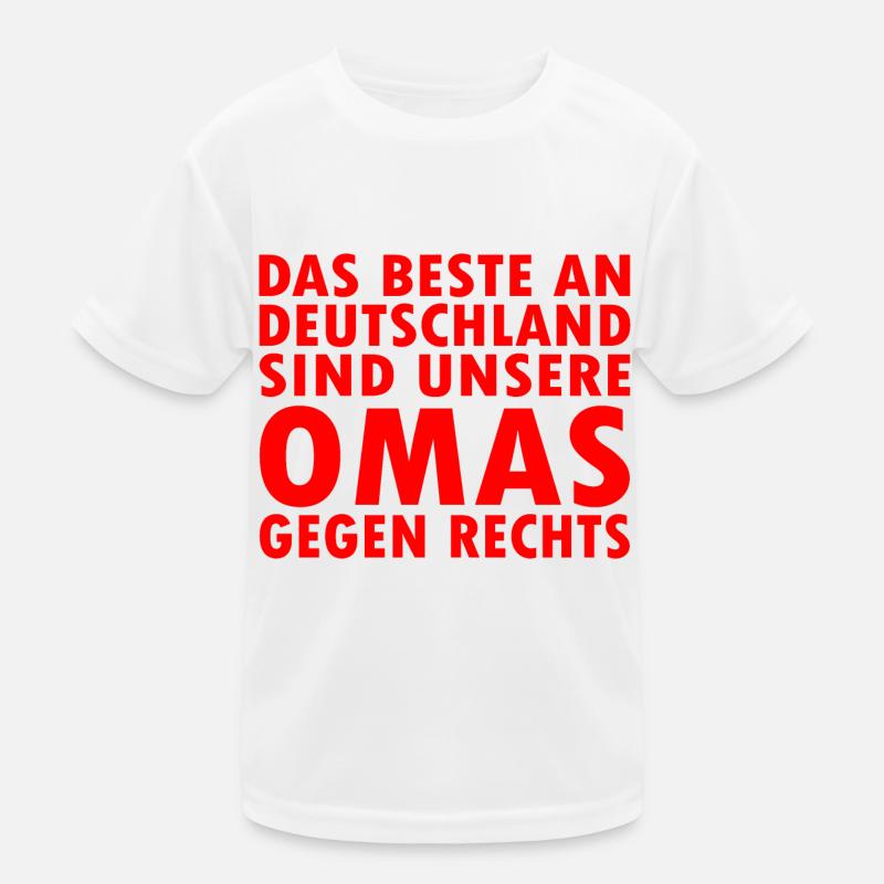 omas gegen rechts Kinder Funktions-T-Shirt