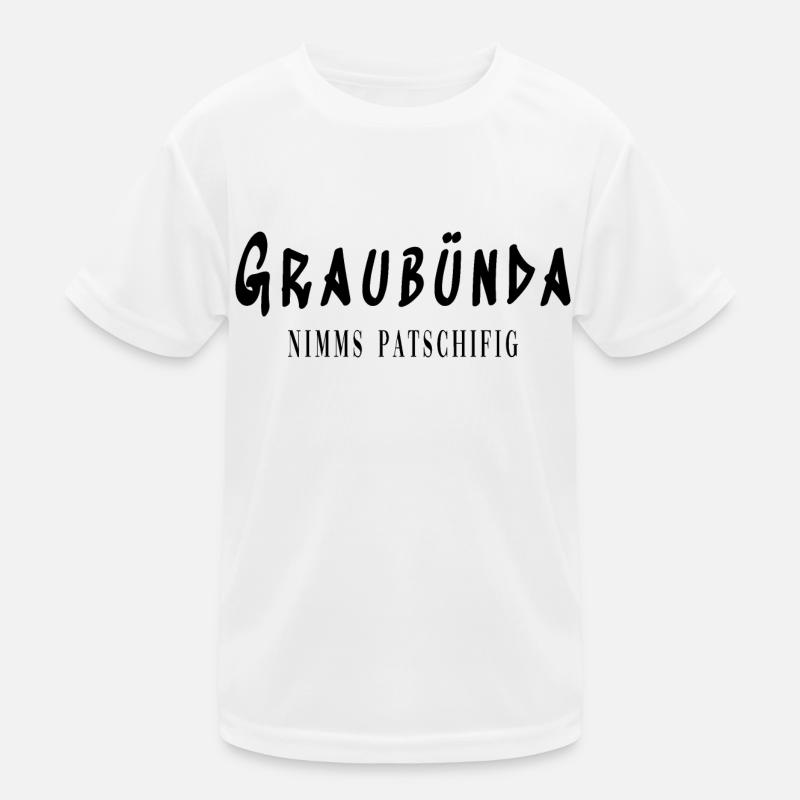 graubünda nimms patschifig Kinder Funktions-T-Shirt
