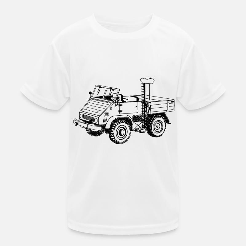 Unimog - Oldtimer - Offroad - Universal motor device Kids Functional T-Shirt
