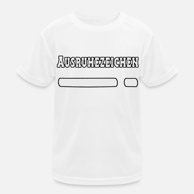 Ausruhezeichen ! Kinder Funktions-T-Shirt