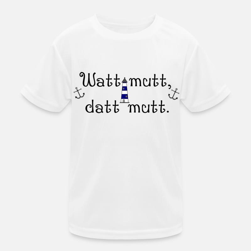 Watt mutt datt mutt Kinder Funktions-T-Shirt