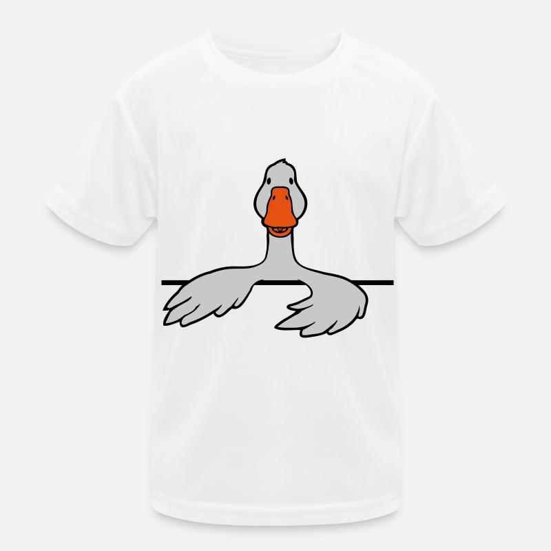 Derrière Wall Gans Comic T-shirt sport Enfant