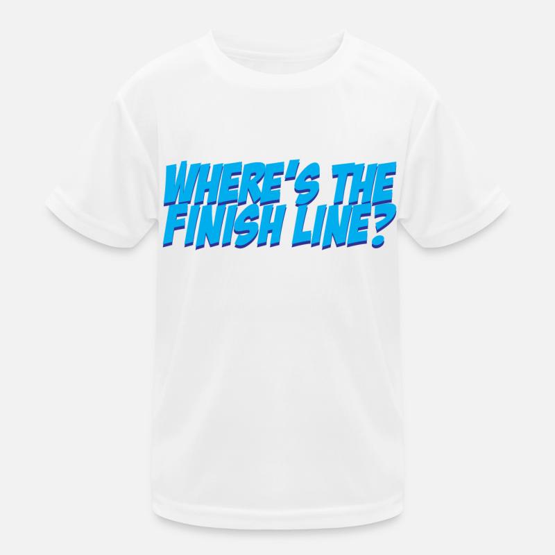 Où est la ligne d’arrivée T-shirt sport Enfant
