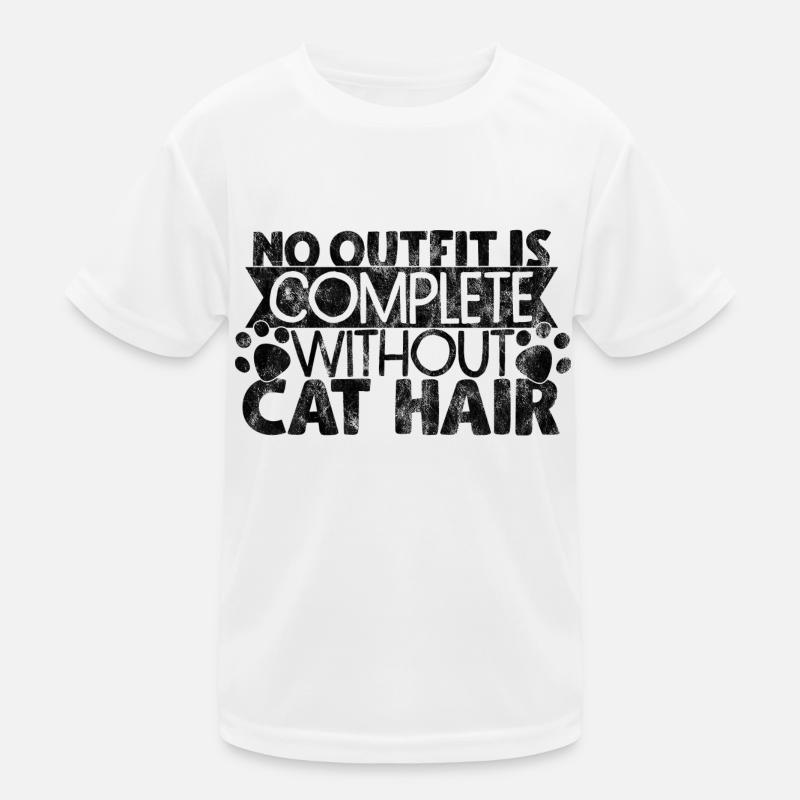 Aucune tenue n’est complète sans poils de chat T-shirt sport Enfant