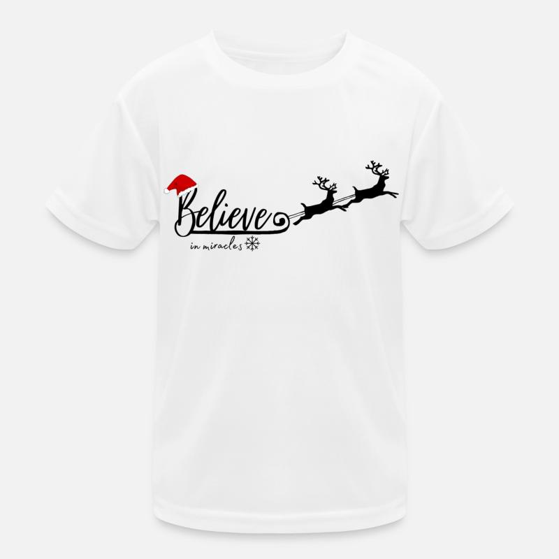 Believe in miracles Kids Functional T-Shirt