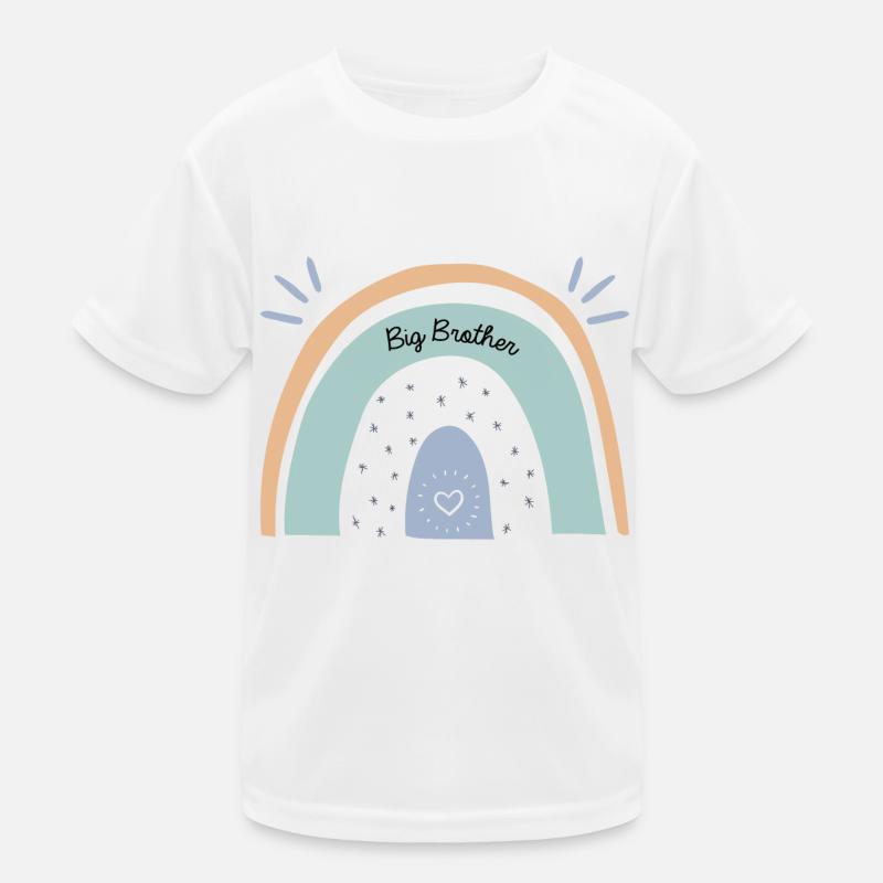 Big Brother Regenbogen Kinder Funktions-T-Shirt