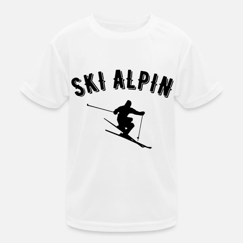 Ski Alpin Kinder Funktions-T-Shirt
