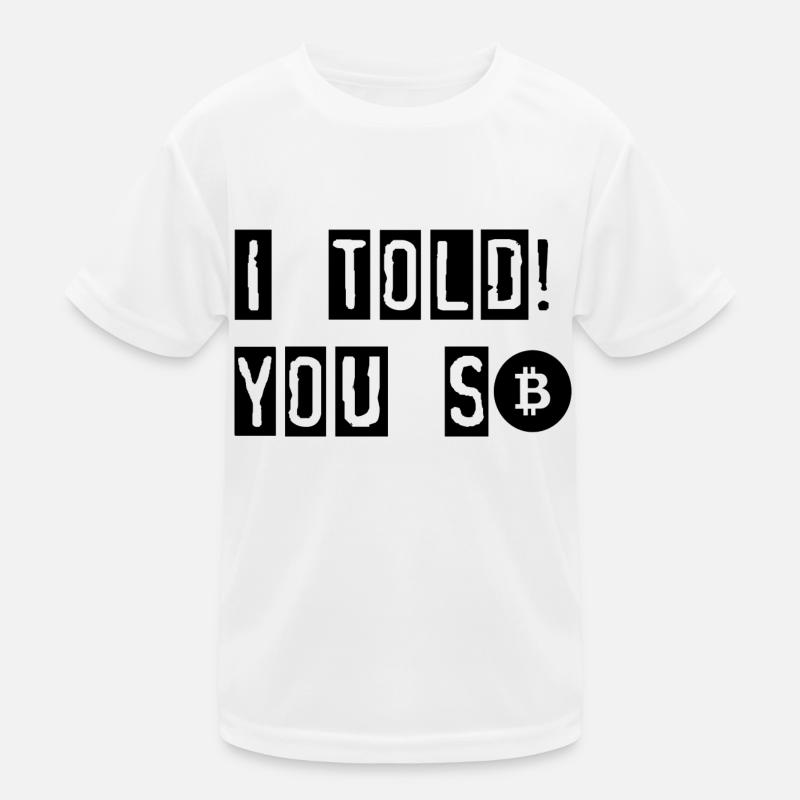 Bitcoin Trading Crypto Stocks T-shirt sport Enfant