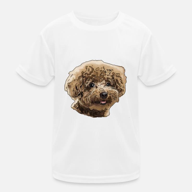 Pudel Kinder Funktions-T-Shirt