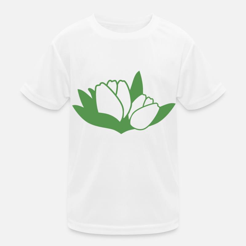 Tulip Green Kids Functional T-Shirt