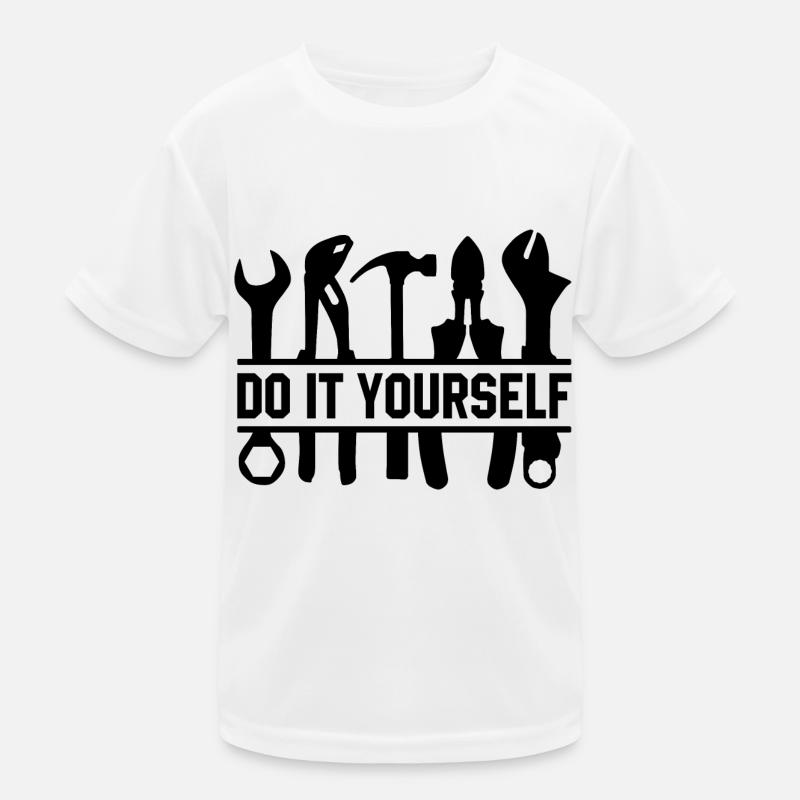 Do It Yourself Car lover Mechanic Vehicle Technici Kids Functional T-Shirt