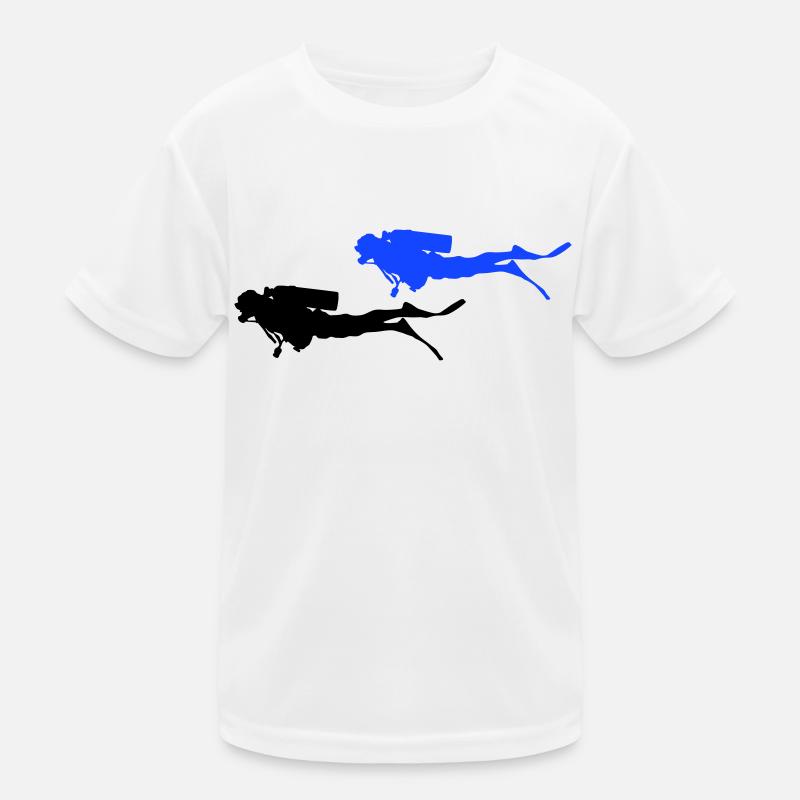 Taucher Kinder Funktions-T-Shirt