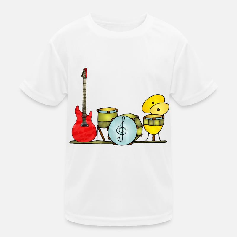 Musikinstrumente Kinder Funktions-T-Shirt