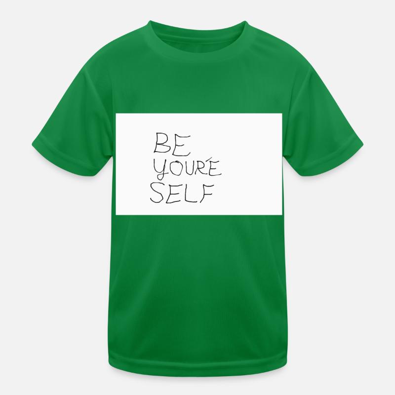 Sei du selbst Kinder Funktions-T-Shirt