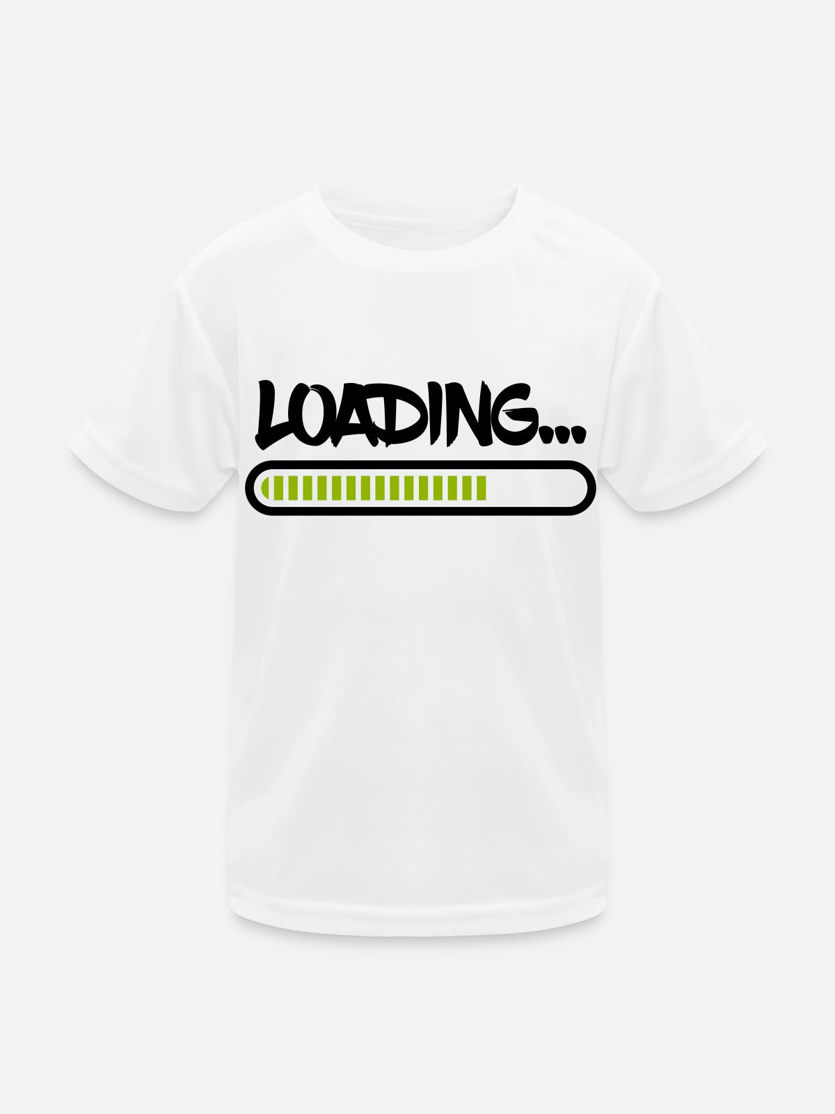 Loading - Kids Functional T-Shirt - white - Front