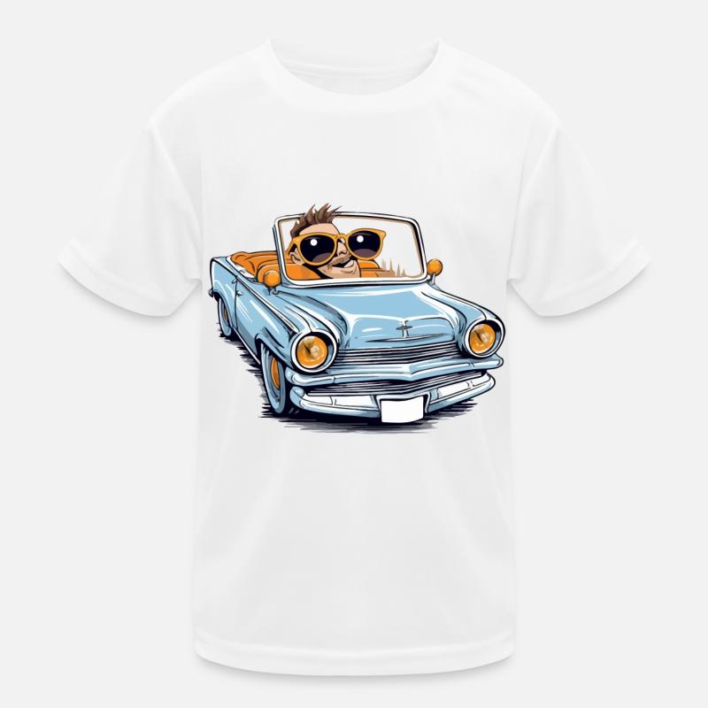 Marc en cabriolet T-shirt sport Enfant