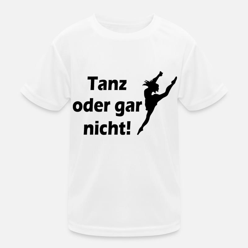 Dancing Dance Music Kids Functional T-Shirt