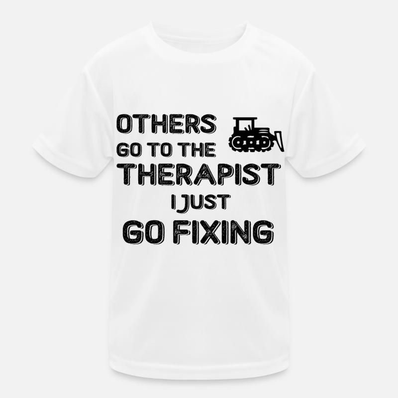 Handwerker Handyman Handwerk Werkzeug Baustelle Kinder Funktions-T-Shirt