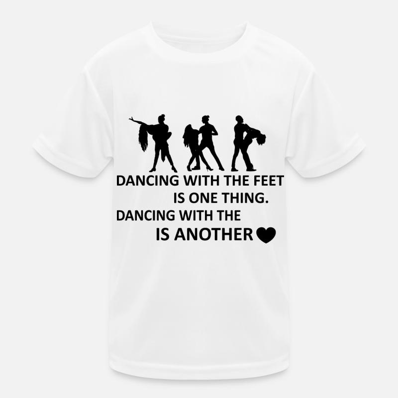 Dancing Dance Music Kids Functional T-Shirt