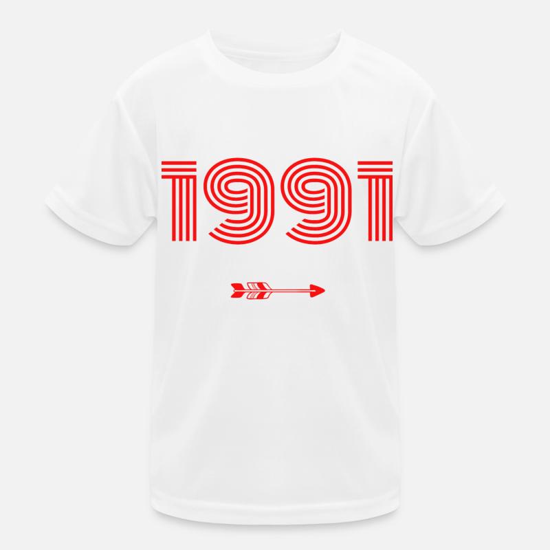 Né en 1991 T-shirt sport Enfant