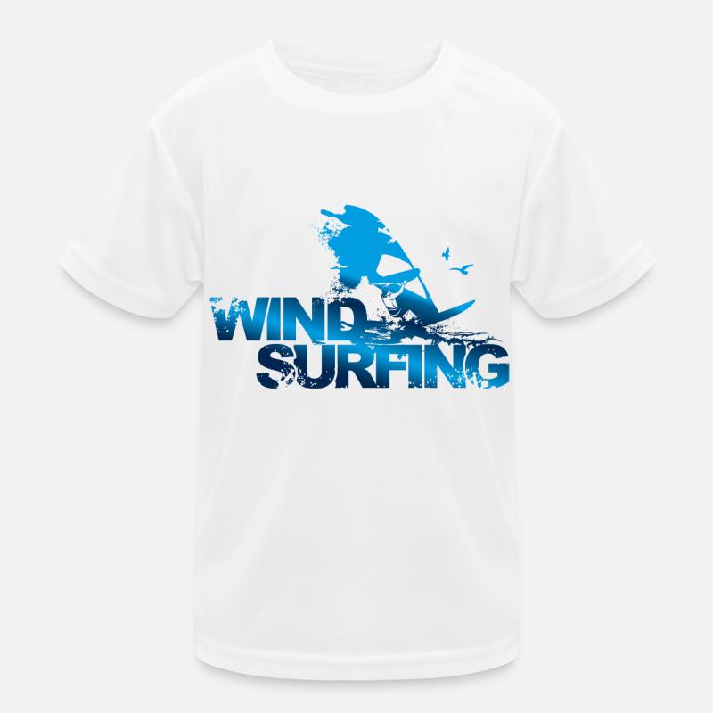 Windsurfers Kids Functional T-Shirt