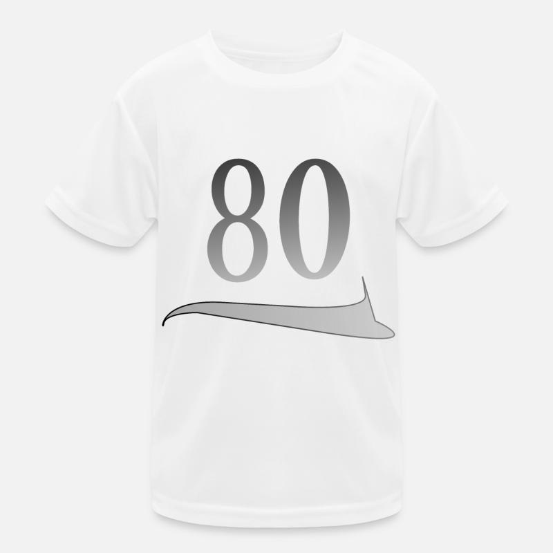 80e anniversaire 80e 80e anniversaire T-shirt sport Enfant