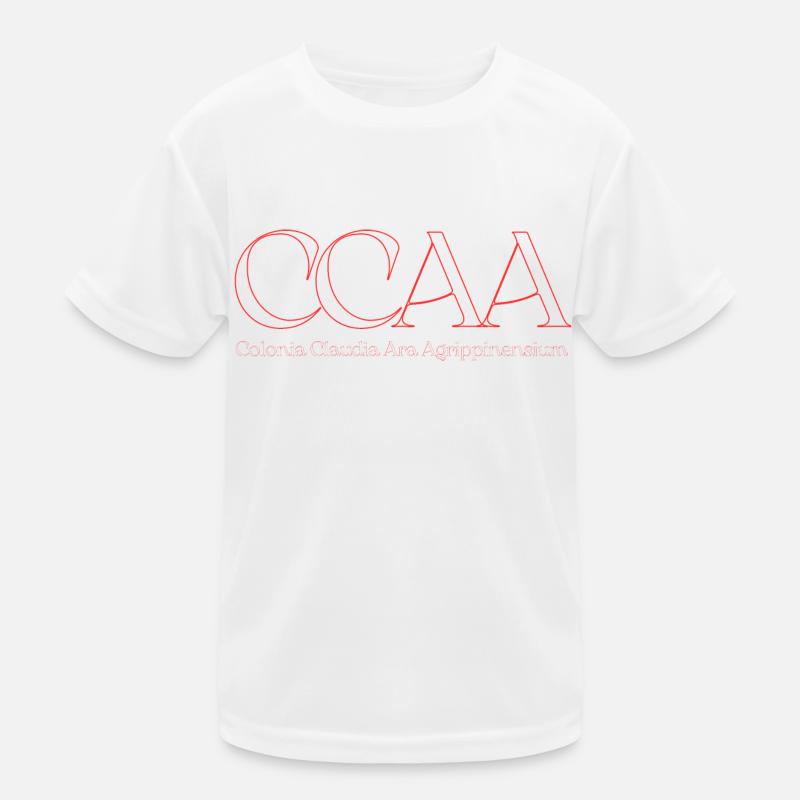 ccaa3 - Kinder Funktions-T-Shirt - Weiß