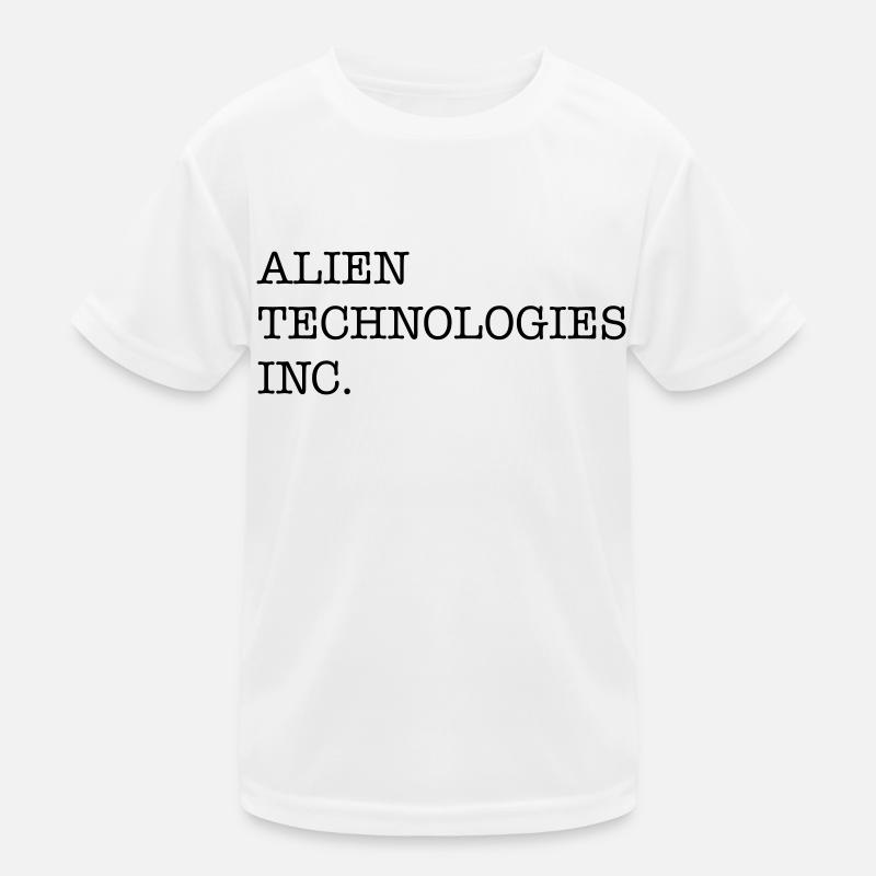 AlienTechnologyInc 2 - Kids Functional T-Shirt - white