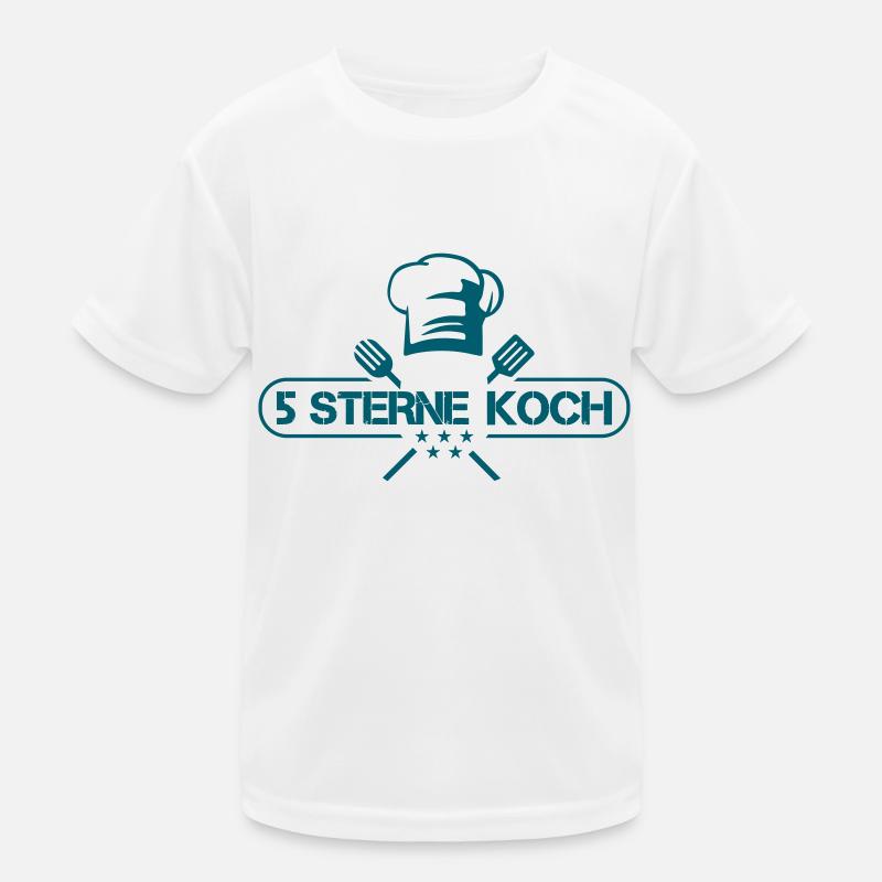 5 sterne koch Kinder Funktions-T-Shirt
