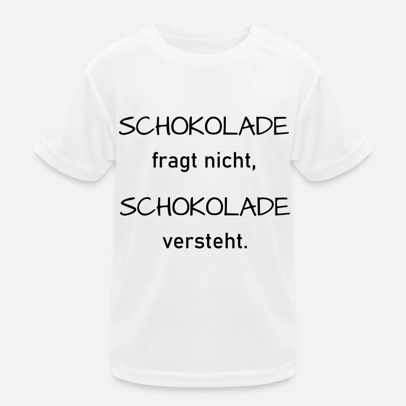Schokolade versteht Kinder Funktions-T-Shirt