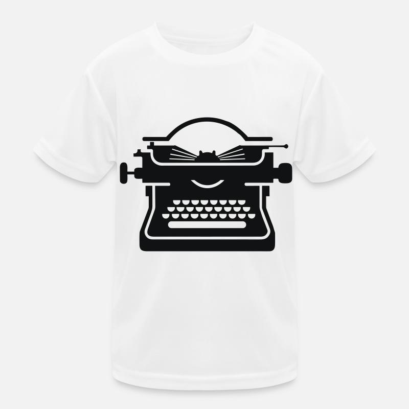 Vintage Typewriter Kids Functional T-Shirt