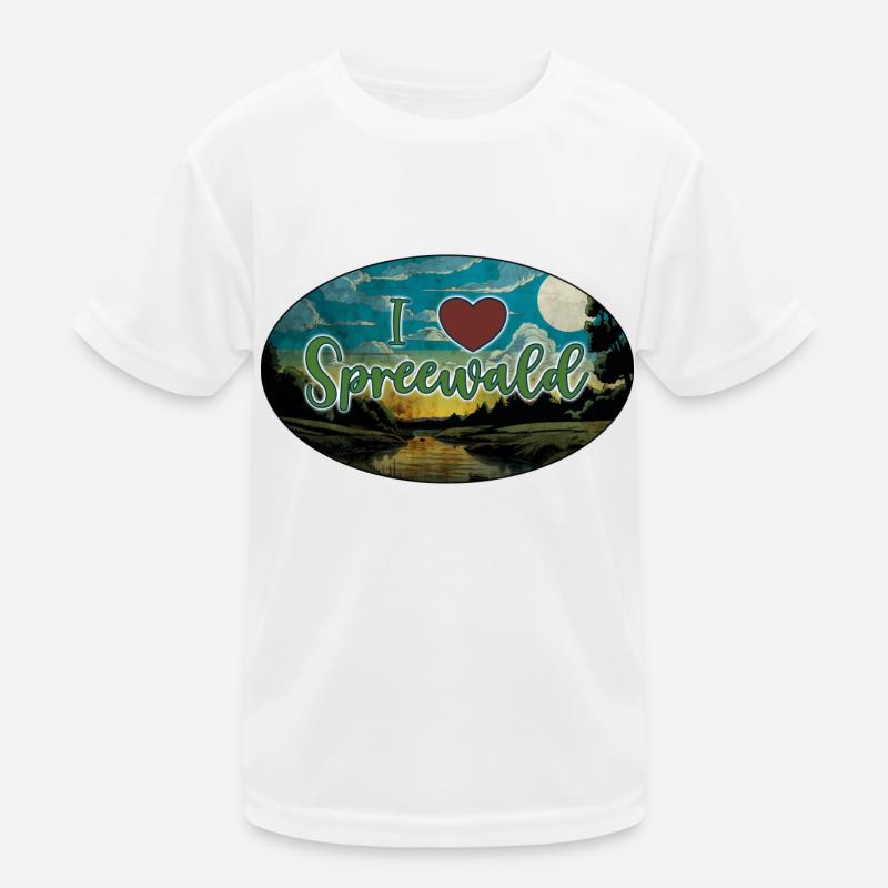 I Hjerte Spreewald grunge Funktionsshirt til børn