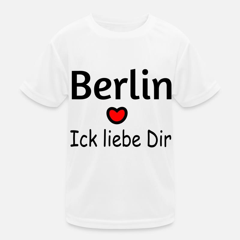Berlin Ich liebe Dir Kinder Funktions-T-Shirt