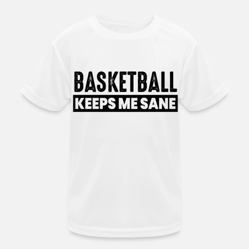 Basketball Kinder Funktions-T-Shirt